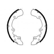 KBS-5419 KAVO PARTS Комплект гальмівних колодок