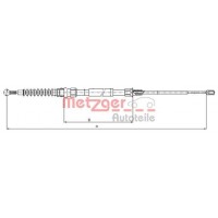 10.7626 METZGER Тросик, cтояночный тормоз