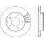 BDA1277.20 OPEN PARTS Гальмівний диск
