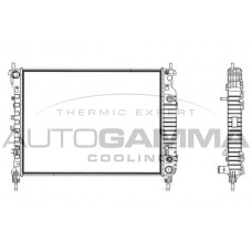 107839 AUTOGAMMA Радіатор охолодження двигуна