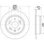 MDC2046 MINTEX Гальмівний диск