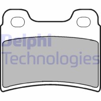 LP904 DELPHI Комплект гальмівних колодок дисковий гальм