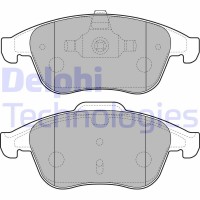 LP2181 DELPHI КомплеК т гальмівних колодок, дискове гальмо