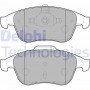 LP2181 DELPHI КомплеК т гальмівних колодок, дискове гальмо