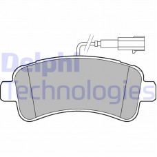 LP3185 DELPHI Комплект гальмівних колодок дисковий гальм