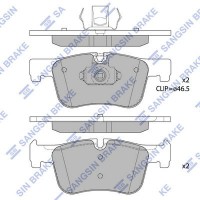 SP4144 Hi-Q Комплект гальмівних колодок дисковий гальм