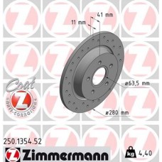 250.1354.52 ZIMMERMANN Гальмівний диск