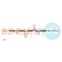 280243 ADRIAUTO NISSAN Трос ручного гальма правий. Micra 93-
