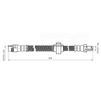 NBH6024 NATIONAL Гальмівний шланг