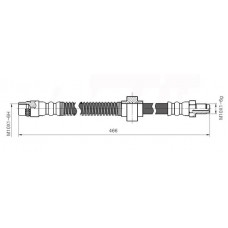NBH6024 NATIONAL Гальмівний шланг