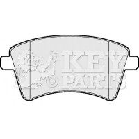 KBP2152 KEY PARTS Комплект гальмівних колодок дисковий гальм