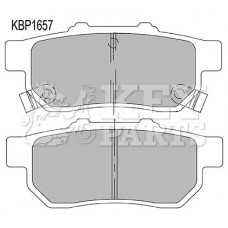 KBP1657 KEY PARTS Комплект гальмівних колодок дисковий гальм