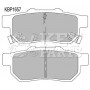 KBP1657 KEY PARTS Комплект гальмівних колодок дисковий гальм
