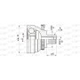 CVJ5174.10 OPEN PARTS Шарнирный комплект, Привідний вал