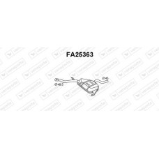 FA25363 VENEPORTE Середній глушник вихлопних газів