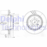BG3758 DELPHI Гальмівний диск