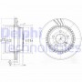 BG3758 DELPHI Гальмівний диск