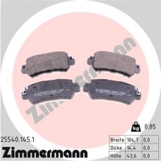 25540.145.1 ZIMMERMANN Комплект гальмівних колодок дисковий гальм
