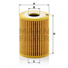 HU 719/3 x MANN-FILTER Масляний фільтр