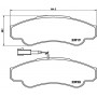 FK20251 KAISHIN Комплект гальмівних колодок дисковий гальм