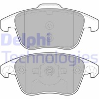 LP2100 DELPHI Комплект гальмівних колодок дисковий гальм