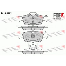 BL1988A2 FTE Комплект гальмівних колодок дисковий гальм