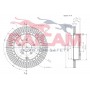 RD01392 RAICAM Гальмівний диск