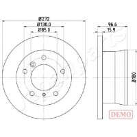 DP-0526C JAPANPARTS Гальмівний диск