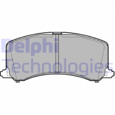 LP1014 DELPHI Комплект гальмівних колодок дисковий гальм