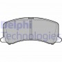 LP1014 DELPHI Комплект гальмівних колодок дисковий гальм