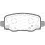 BPA1578.04 OPEN PARTS Комплект гальмівних колодок дисковий гальм