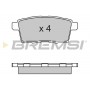 BP3333 BREMSI Комплект гальмівних колодок дисковий гальм