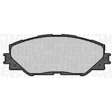 363916060663 MAGNETI MARELLI Комплект гальмівних колодок дисковий гальм