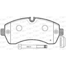 BPA1243.00 OPEN PARTS КомплеК т гальмівних колодок, дискове гальмо
