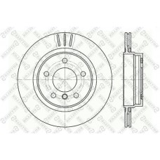 6020-1541V-SX STELLOX Гальмівний диск