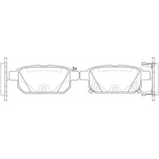 FP9212 FIT Комплект гальмівних колодок дисковий гальм