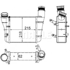 CI 336 000S MAHLE Интеркулер