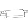 74393 DINEX Середній глушник вихлопних газів