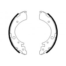 KBS-2907 KAVO PARTS Комплект гальмівних колодок