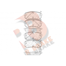 RB1710 R BRAKE Комплект гальмівних колодок дисковий гальм