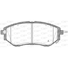 BPA1137.02 OPEN PARTS Комплект гальмівних колодок дисковий гальм