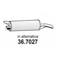 36.7027 ASSO Глушник вихлопних газів кінцевий