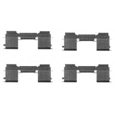 8DZ 355 205-051 HELLA Комплектуючі колодки дискового гальма