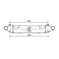 Интеркулер AVA QUALITY COOLING MSA4596