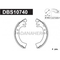 DBS10740 DANAHER Комплект гальмівних колодок