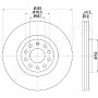 DI-0909 JAPANPARTS Гальмівний диск