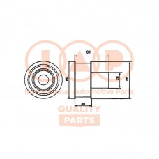 Натяжний ролик ремінь ГРМ IAP QUALITY PARTS 127-13086