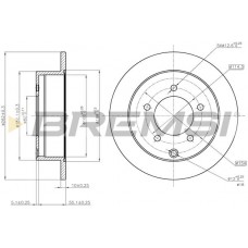CD7986S BREMSI Гальмівний диск