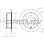CD7986S BREMSI Гальмівний диск