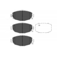 KBP-9072 KAVO PARTS КомплеК т гальмівних колодок, дискове гальмо